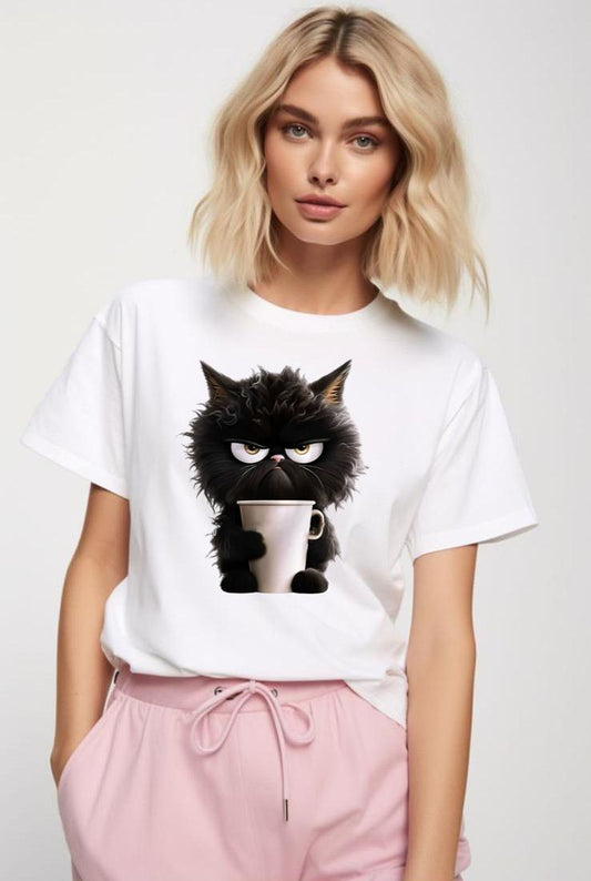 Tricou Black Cat
