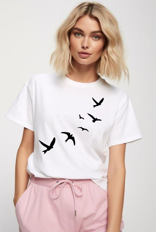 Tricou 6 Black butterflies