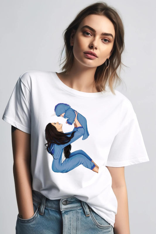 Tricou Pijama Blue