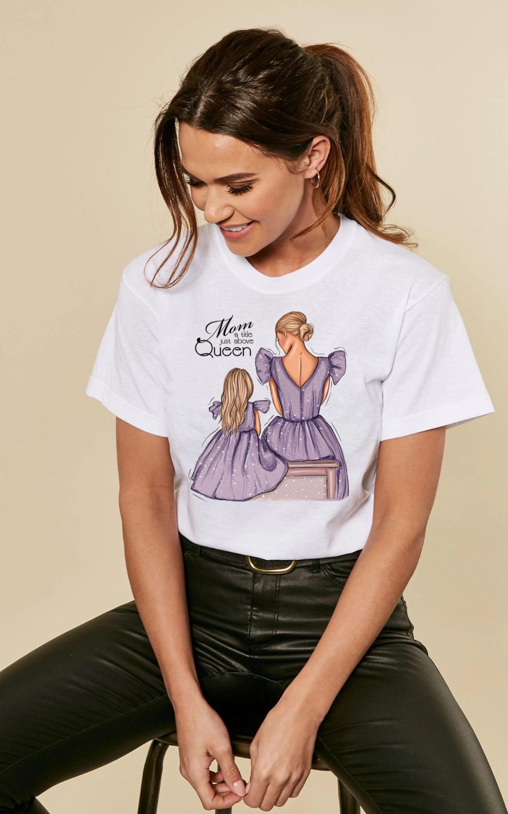 Tricou Mom Queen
