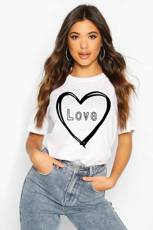Tricou Love Black
